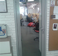 Виготовлення скляних дверей для офісних приміщень